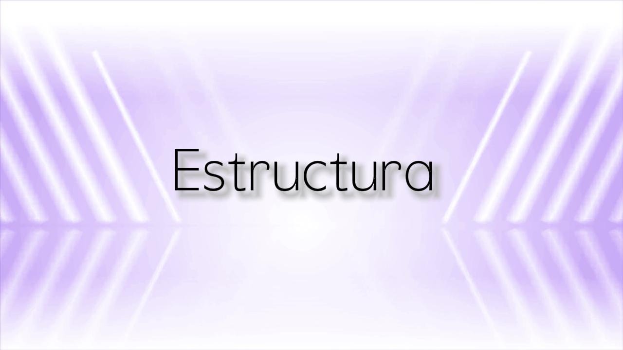 Portada de 3. Estructura